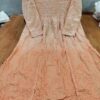 Exclusive_dobby_Cotton_dual_shade_chikankari_angrakha_style_gown