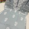 Exclusive_Lucknowi_chikankari_pure_cotton_plus_size_kurti