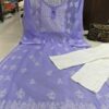 Georgette_yok_kali_chikankari_kurti