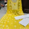 Georgette_yok_kali_chikankari_kurti
