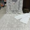 Georgette_yok_kali_chikankari_kurti
