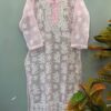 Georgette_chikankari_kurti