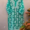 Georgette_chikankari_kurti