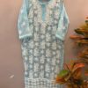 Georgette_chikankari_kurti