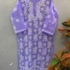 Georgette_chikankari_kurti