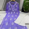 Georgette_chikankari_kurti