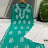 Georgette_chikankari_kurti