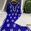 Georgette_chikankari_kurti