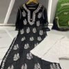 Georgette_chikankari_kurti