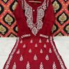 Exclusive_Lucknowi_chikankari_chanderi_Cotton_kurti