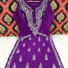 Exclusive_Lucknowi_chikankari_chanderi_Cotton_kurti