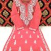 Exclusive_Lucknowi_chikankari_chanderi_Cotton_kurti