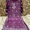 Exclusive_Lucknowi_chikankari_boat_neck_Resham_thread_front_jaal_kurti