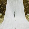 Exclusive_Lucknowi_chikankari_boat_neck_Resham_thread_front_jaal_kurti
