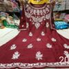 chanderi_silk_boat_neck_a_line_chikankari_kurti