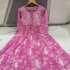 Mul_mul_cotton_chikankari_gown