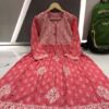 Mul_mul_cotton_chikankari_gown