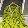 Mul_Mul_cotton__printed_chikankari_short_gown