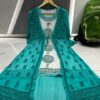 chikankari_shrug_fancy_gown