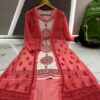 chikankari_shrug_fancy_gown