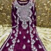 Georgette_heavy_gala_panel_chikankari_kurti