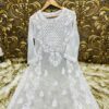 Georgette_heavy_gala_panel_chikankari_kurti