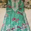 Mul_mul_Cotton_printed_heavy_gala_daman_chikankari_kurti