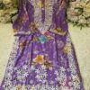Mul_mul_Cotton_printed_heavy_gala_daman_chikankari_kurti