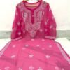 Georgette_gala_buti_chikankari_kurti