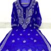 Georgette_gala_buti_chikankari_kurti
