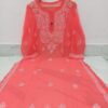 Georgette_gala_buti_chikankari_kurti