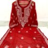 Georgette_gala_buti_chikankari_kurti