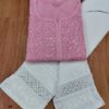 Exclusive_kota_cotton_dual_shade_chikankari_kurti