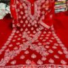 Georgette_Jhad_work_chikankari_kurti