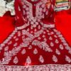 Georgette_Jhad_work_chikankari_kurti