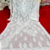 Georgette_Jhad_work_chikankari_kurti