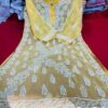 Georgette_Jhad_work_chikankari_kurti