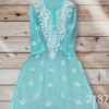 Georgette_ghaspatti_chikankari_kurti
