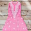 Georgette_ghaspatti_chikankari_kurti