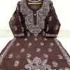 Chanderi_cotton_chikankari_kurti