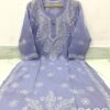 Chanderi_cotton_chikankari_kurti