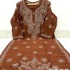Chanderi_cotton_chikankari_kurti