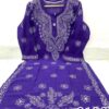 Chanderi_cotton_chikankari_kurti