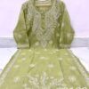 Chanderi_cotton_chikankari_kurti
