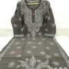 Chanderi_cotton_chikankari_kurti