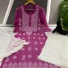 Georgette_fine_yok_gala_buti_chikankari_kurti
