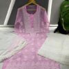 Georgette_fine_yok_gala_buti_chikankari_kurti