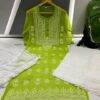 Georgette_fine_yok_gala_buti_chikankari_kurti