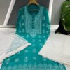 Georgette_fine_yok_gala_buti_chikankari_kurti
