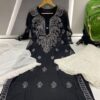 Georgette_chikankari_kurti